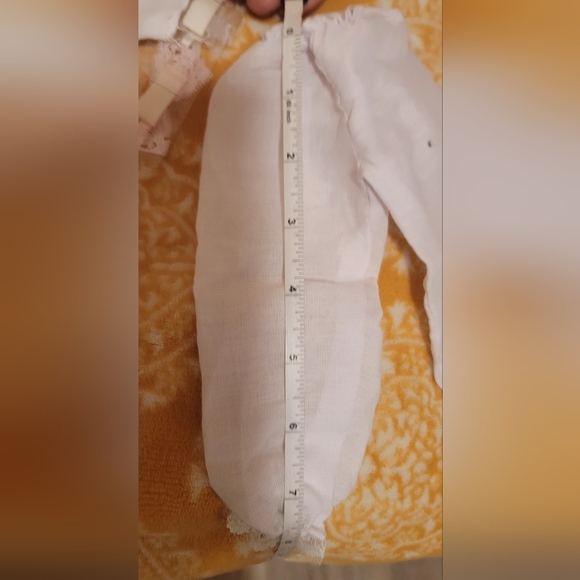 Vintage 60's Doll Dress And Bonnet With Accessories Red And White Checkered - Picture 11 of 16